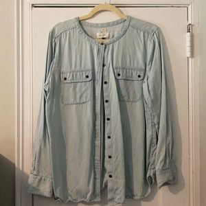 Loft softened chambray shirt